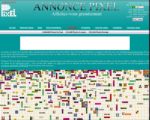 Promotion de sites Internet par affichage d'annonces pixel sur la page d'accueil du site